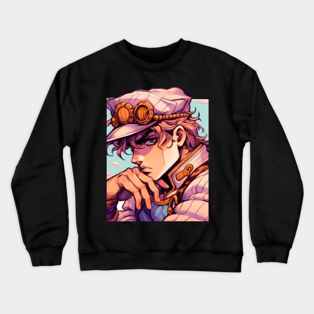 Anime Wonderland: Whimsical Art Prints Featuring Manga-Inspired Designs for Otaku Bliss! Crewneck Sweatshirt by insaneLEDP